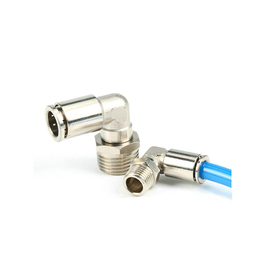 One-touch metal pneumatic fittings